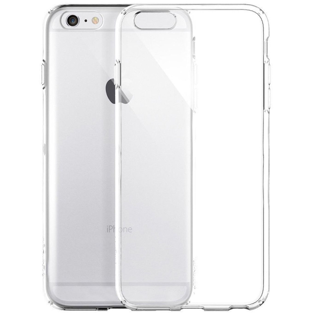 Чехол для iPhone 6 Plus/6S Plus прозрачный, силиконовый #1
