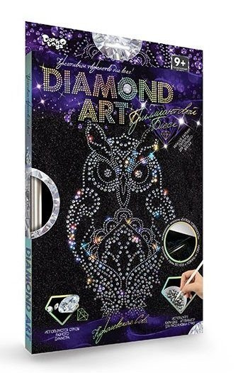 Алмазная мозаика Danko Toys Diamond Сова (DAR-01-02) #1