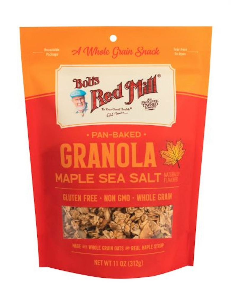 Гранола Bob's Red Mill с кленовым сиропом и морской солью 312 г, Полезный завтрак без глютена и ГМО  #1