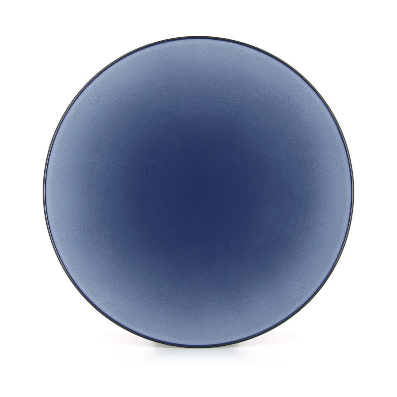 Тарелка Revol Экинокс мелкая 280х280х33мм, фарфор, синий #1