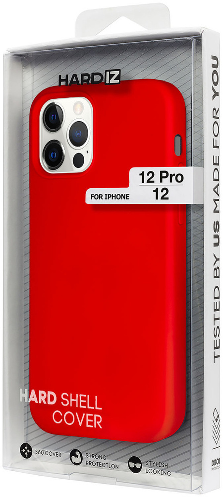 Чехол HARDIZ Liquid Silicone Case for iPhone 12 / iPhone 12 Pro - Красный #1