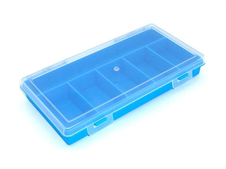 Коробка для приманок PlBOX 2406 (6 ячеек) 240 х 130 х 35 мм, цв. Синий  #1