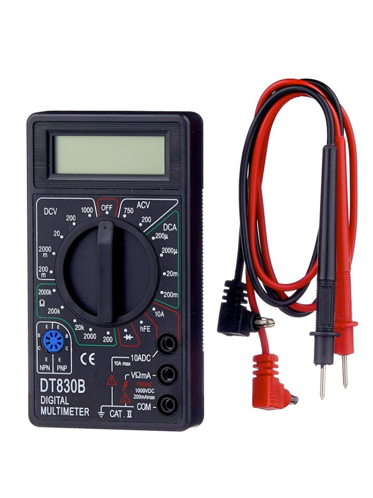 Мультиметр цифровой токоизмерительный DT-830B/ Тестер электрический ...