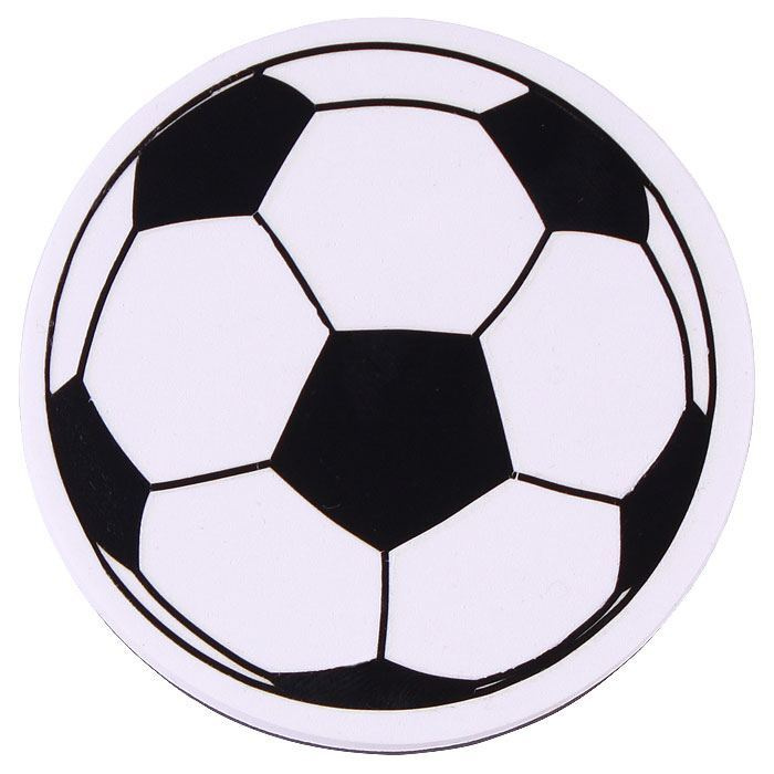 Губка стирательная для доски магнитная Мяч футбольный, d-8 см, Darvish  #1