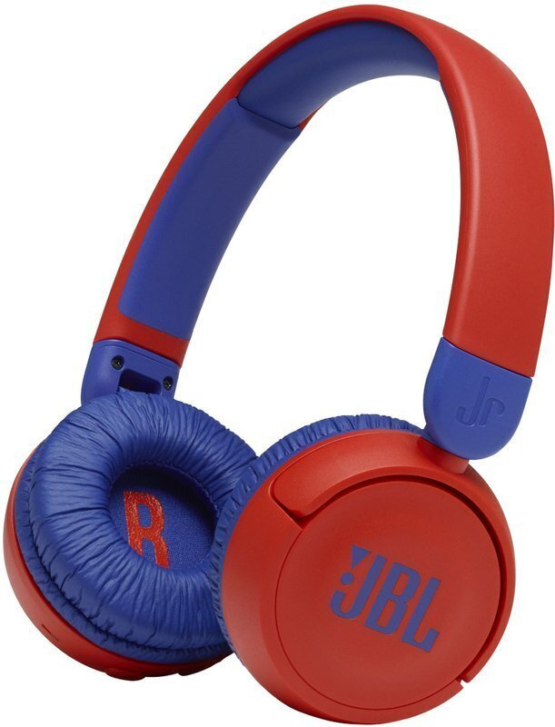 JBL Наушники беспроводные с микрофоном JBL JR310BT, Bluetooth, USB Type-C, красный  #1