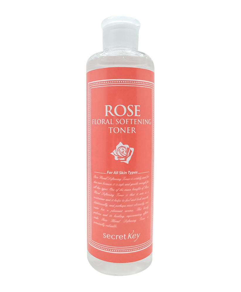 Secret Key Увлажняющий тонер для лица Корея с экстрактом дамасской розы ROSE FLORAL SOFTENING TONER 248мл #1
