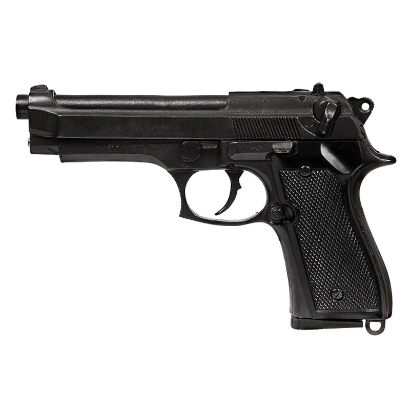 Полноразмерный макет пистолет Беретта, 9 мм, металл, пластик  #1