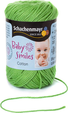 Пряжа для вязания Schachenmayr Baby Smiles Cotton, зеленая мята (01066), 92 м, 25 г  #1