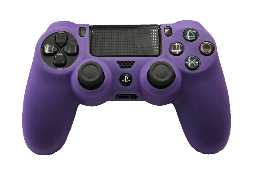 Силиконовый чехол для DualShock 4 (фиолетовый) #1