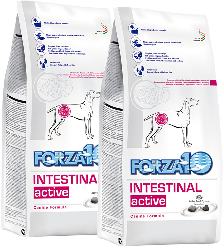 Сухой корм FORZA10 DOG INTESTINAL ACTIVE для взрослых собак всех пород при заболеваниях желудочно-кишечного #1