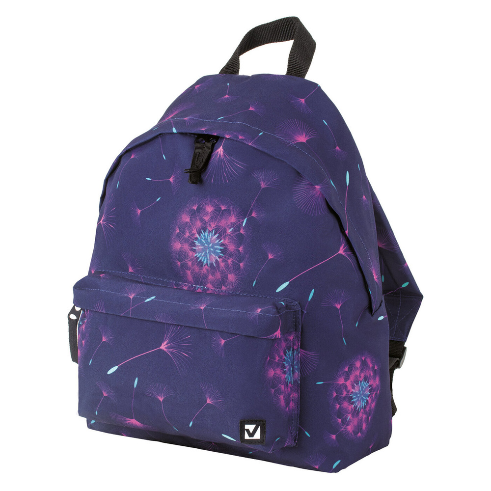 Рюкзак школьный, ранец подростковый для девочки вместительный Brauberg универсальный, сити-формат, Dandelion, #1