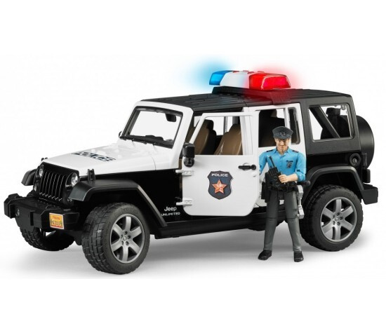 Внедорожник Bruder Jeep Wrangler Unlimited Rubicon, Полиция с фигуркой 02-526  #1
