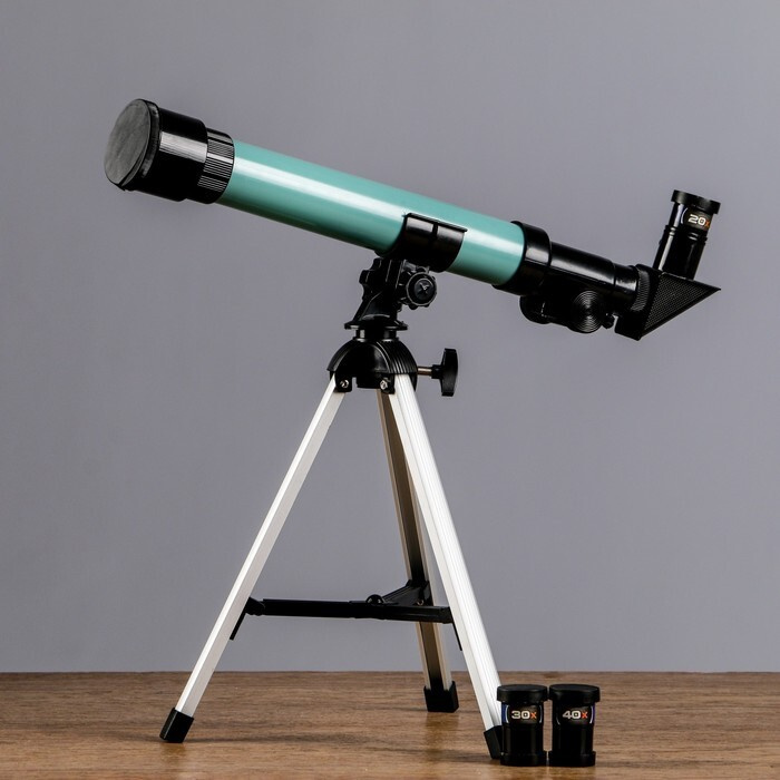 Телескоп настольный "Астрономия" сменные линзы 20х-30х-40х  #1