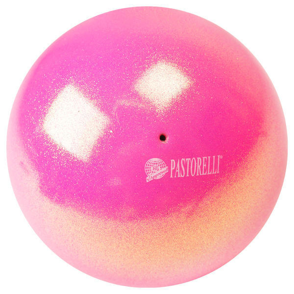 Мяч PASTORELLI 18см New Generation GLITTER HIGH VISION 00040 Fluo Pink #1