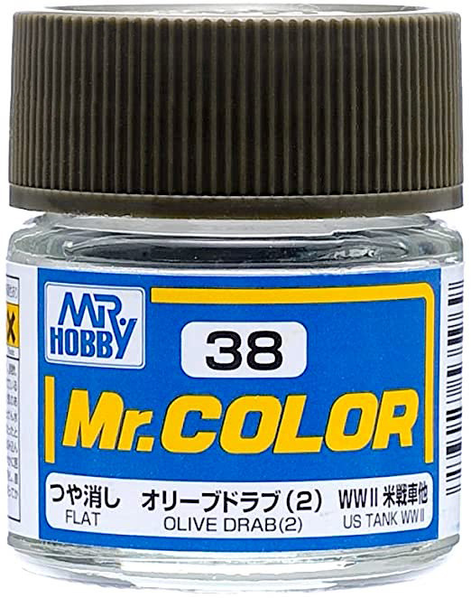 Mr.Color Краска эмалевая цвет Olive Drab 2 (US Tank WWII) матовый, 10мл #1