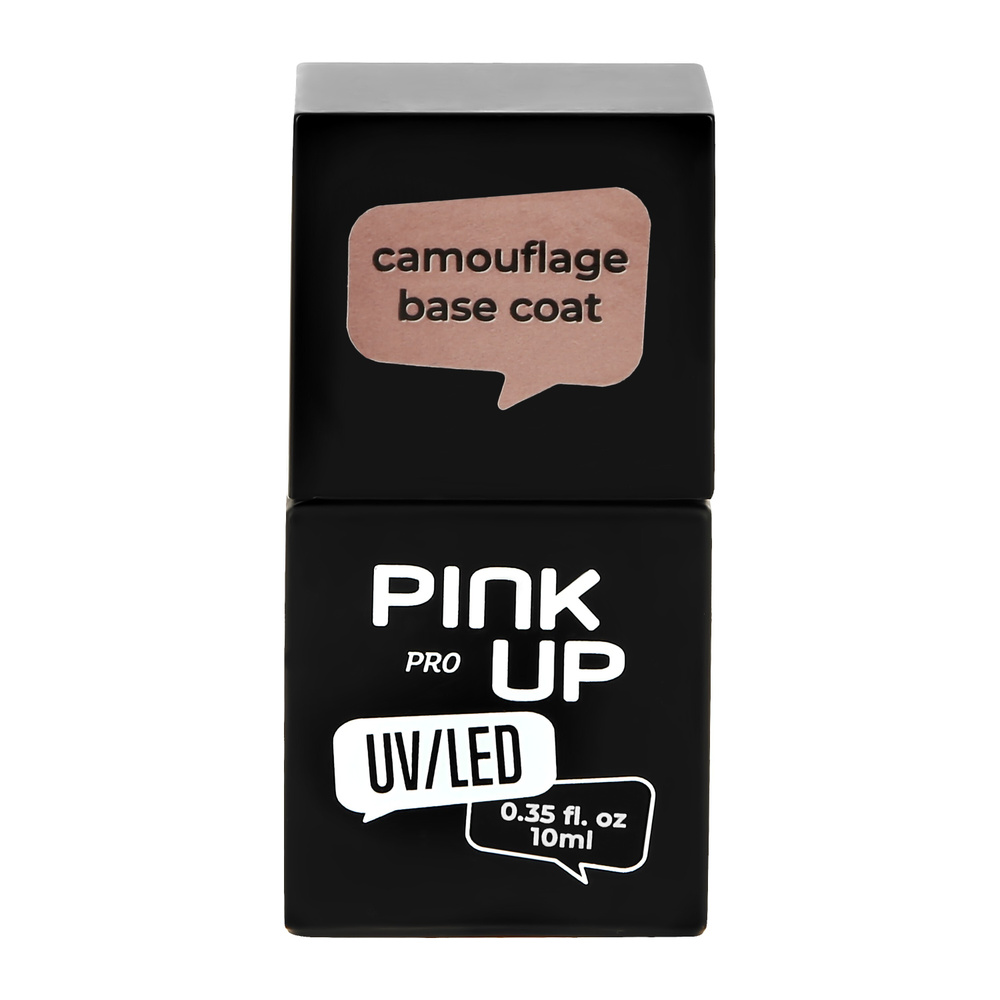 PINK UP Камуфлирующая база для ногтей UV/LED PRO camouflage base coat тон 03 10 мл  #1