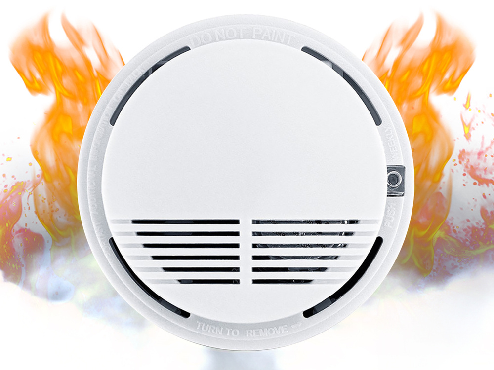 Датчик дыма автономный с сигнализацией - Страж Дым VIP-909 (световое и звуковое 85 Дб оповещение) - пожарный #1