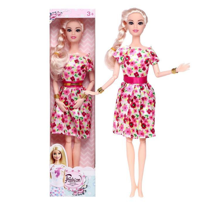 Кукла-модель шарнирная "Анна" в платье #1