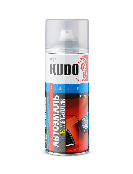 Краска-спрей "KUDO" Hyundai S09 (Темное серебро) (520мл) аэрозоль металлик  #1