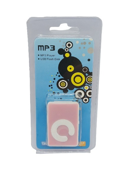 Портативный беспроводной mini MP3 плеер, розовый #1