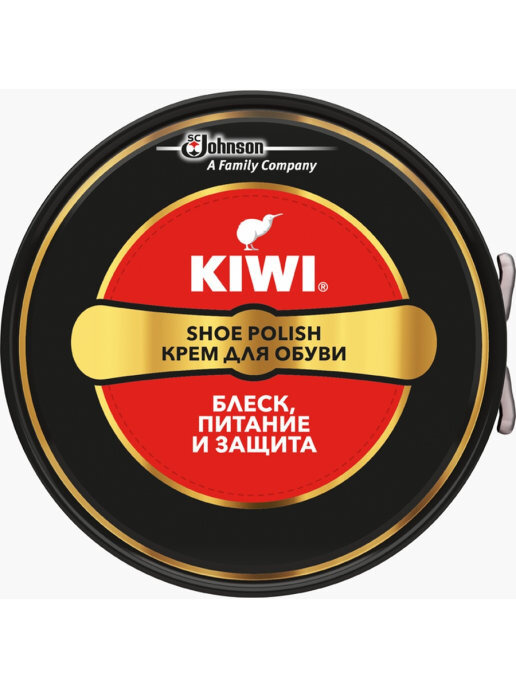 Крем для обуви черный Kiwi банка 50 мл., 2112111 #1