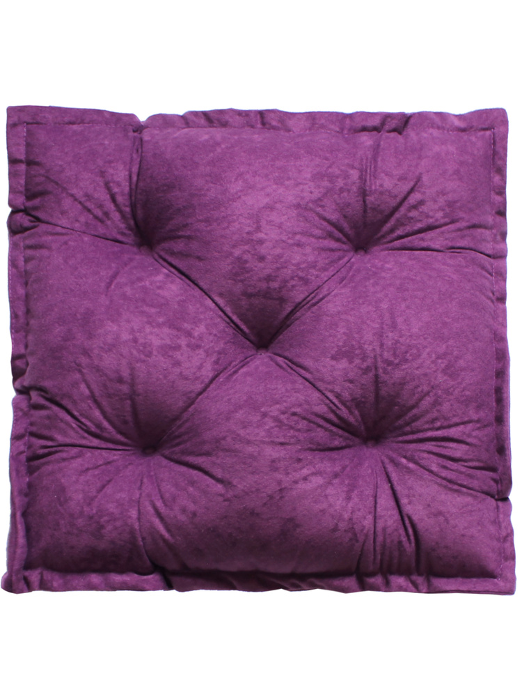 Подушка для сиденья МАТЕХ 2D VELOURS 45х45 см. Цвет фиолетовый, арт. 51-022  #1