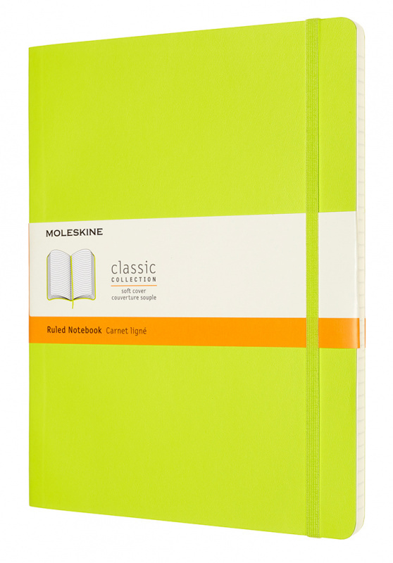 Комплект 10 шт. Блокнот Moleskine CLASSIC SOFT QP621C2 XLarge 190х250мм 192стр. линейка мягкая обложка #1