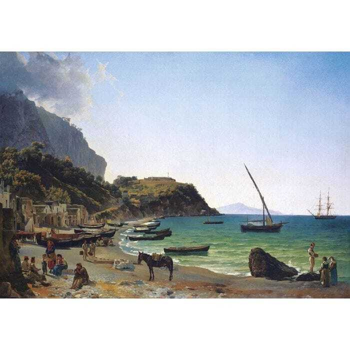 Стелла Пазл Щедрин С.Ф. "Большая гавань на острове Капри", 1000 деталей  #1