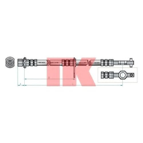 NK Трубки тормозные, арт. 854555, 1 шт. #1