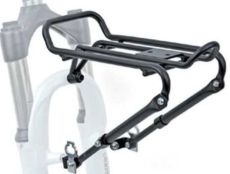 Багажник для велосипеда алюминиевый передний ACR-30-Alu регулируемый, крепление к тормозам V-брейк алюминиевый, #1