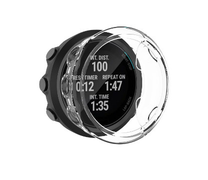 Защитный бампер-чехол MyPads из тончайшего и прочного силикона для Garmin Fenix 5 с противоударными свойствами #1