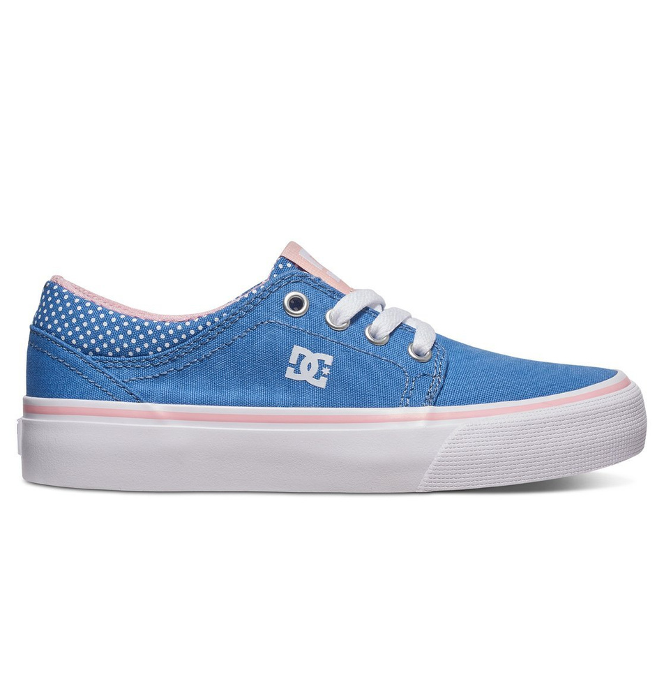 Кеды DC Shoes TRASE TX SE G SHOE BLUE/WHITE PRINT детские/подростковые #1