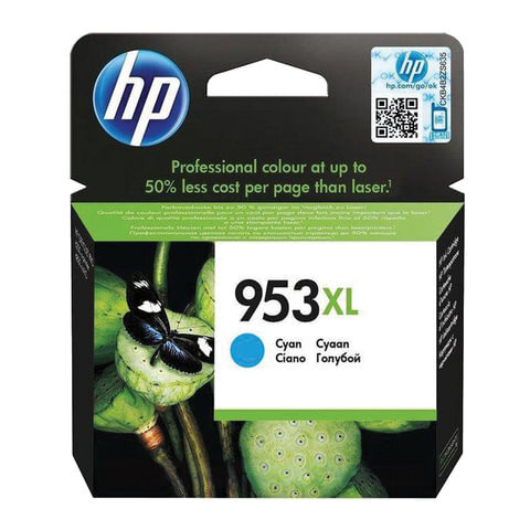 Картридж струйный HP (F6U16AE) Officejet Pro 8710/8210, №953XL, голубой, увеличенный ресурс 1600 стр., #1