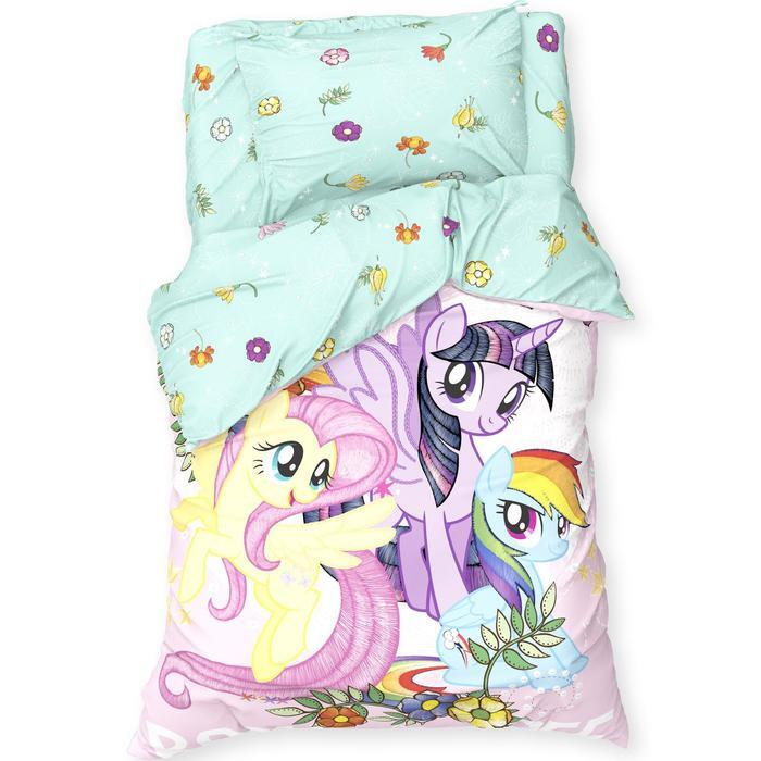 Постельное бельё 1,5 сп "Pony team" My Little Pony 143*215 см, 150*214 см, 50*70 см -1 шт  #1