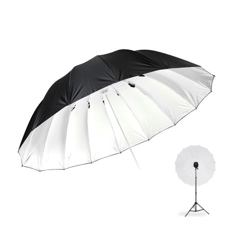 Зонт Godox UB-L3 Серебро/Черный Отражение 185см #1