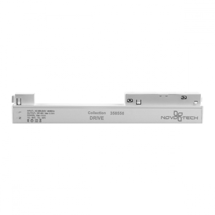 Драйвер для магнитного шинопровода IP20 100W 48V Flum Novotech 358556 #1