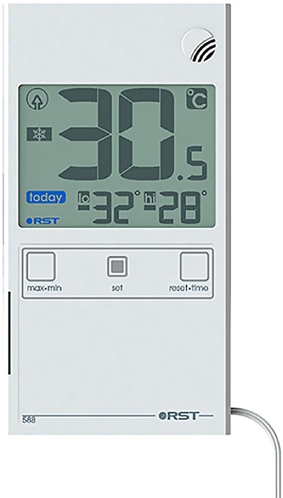 Цифровой термометр оконный (рамный, уличный) в ультратонком (7мм) корпусе (RST01588)  #1