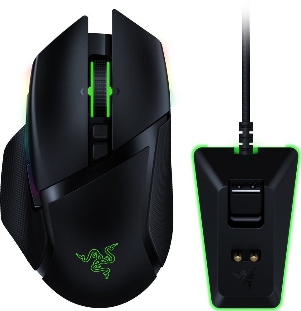 Игровая мышь проводная Razer Basilisk Ultimate & Mouse Dock  RZ01-03170100-R3G1, черный - купить по выгодной цене в интернет-магазине  OZON (829337103)