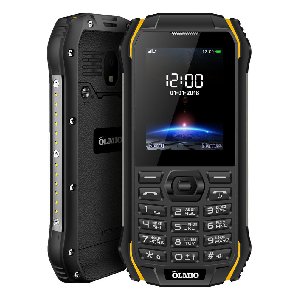 Мобильный телефон Olmio X05, IP68, черный #1