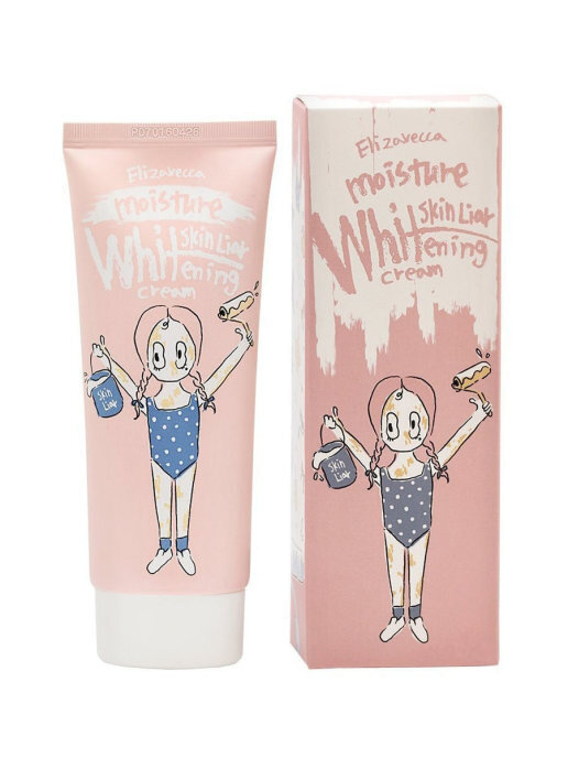 Elizavecca, Крем для лица осветляющий milky piggy skin liar moisture whitening cream  #1