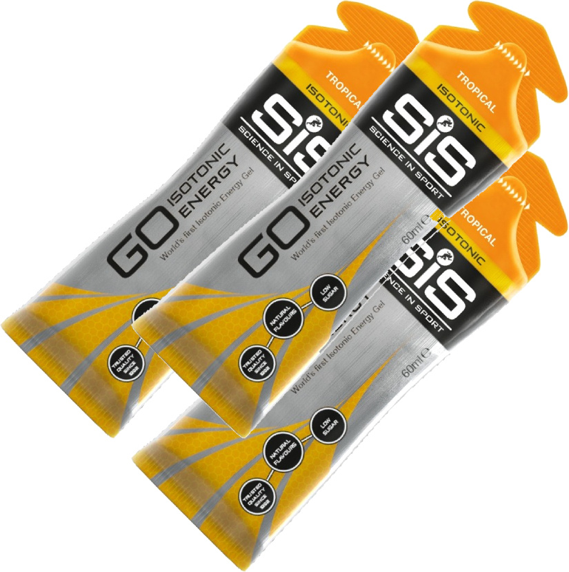 Энергетический гель SCIENCE IN SPORT (SiS) GO Isotonic Energy Gels 3 x 60 мл, Тропик  #1