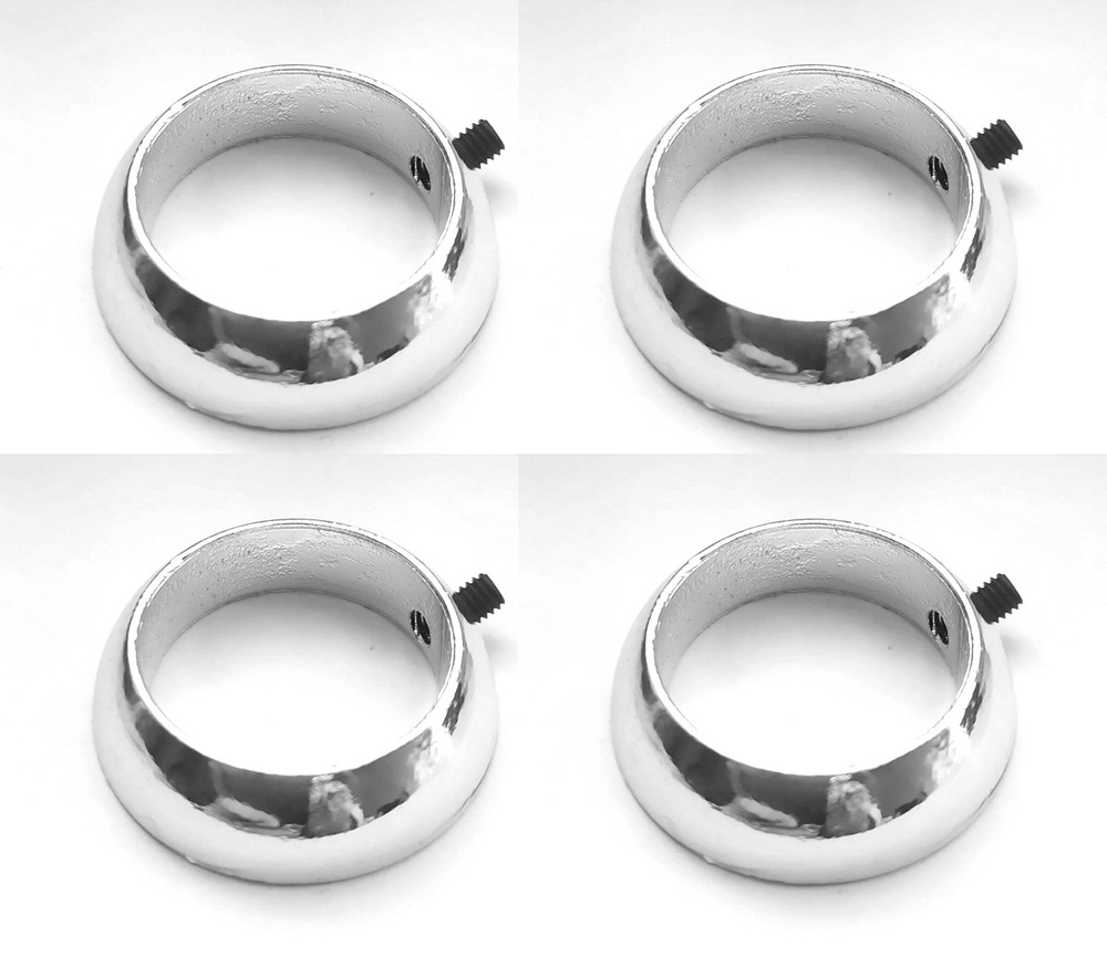 Крепёжное кольцо (комплект 4 шт.) для сборки стеллажей из мебельной трубы D25 "MIKRON"  #1