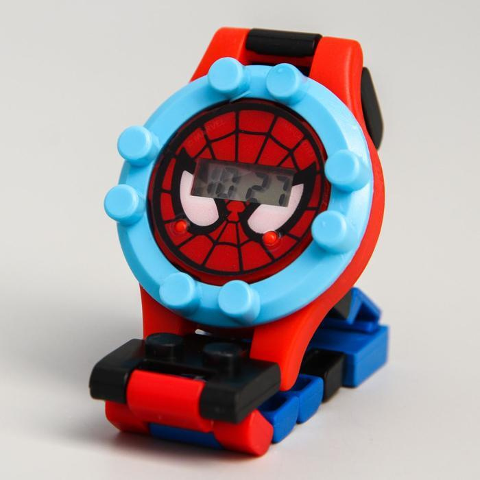 Часы наручные лего, Супергерой, с ремешком-конструктором  #1
