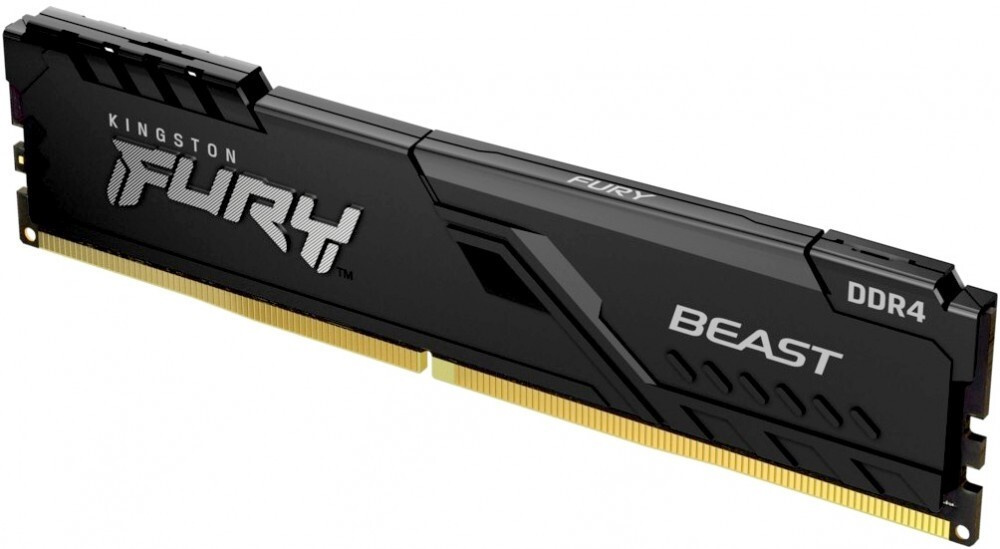 Kingston Fury Оперативная память Beast Black DDR4 2666 МГц 1x4 ГБ (KF426C16BB/4)  #1