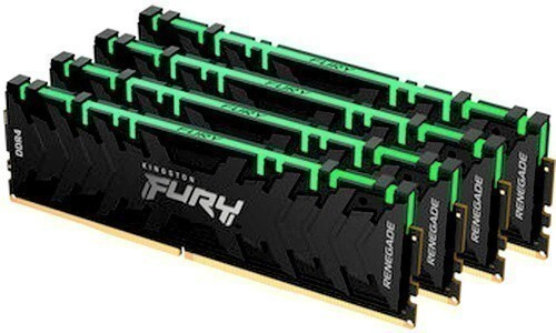 Kingston Fury Оперативная память Renegade RGB DDR4 3200 МГц 4x32 ГБ (KF432C16RBAK4/128)  #1