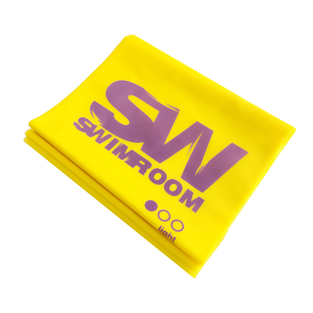 Латексная лента для тренировок SwimRoom "Rubber Band 200см" цвет Желтый  #1