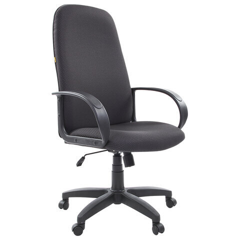 Chairman Офисный стул, Металлический сплав, Ткань, черный #1