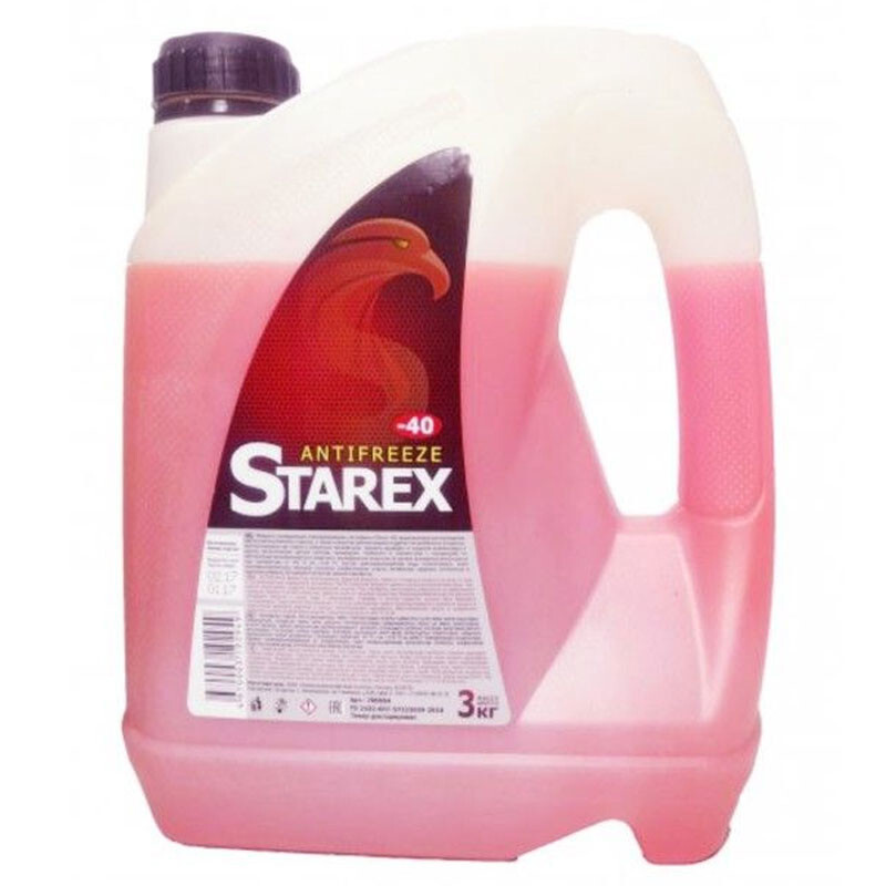 Антифриз STAREX Red (Север) G11 3кг (700654) #1