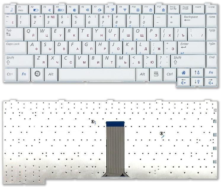 Клавиатура для ноутбука Q310 Q308 белая #1