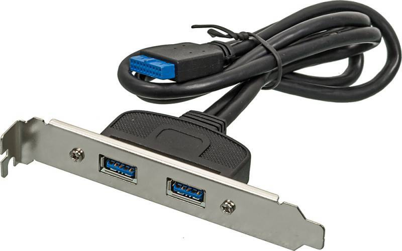 Адаптер USB Bracket 2xUSB3.0 Bulk #1